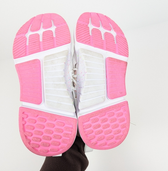 Fabletics White Pink Speckle Brookside Performance Sneaker Size 6.5 - Picture 7 of 10